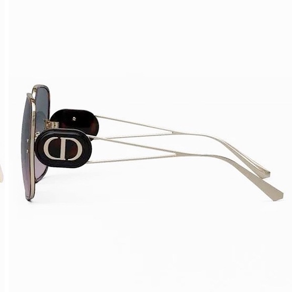 🕶️ Christian Dior Diorbobby Square Metal-Acetate Sunglasses - Picture 3 of 9